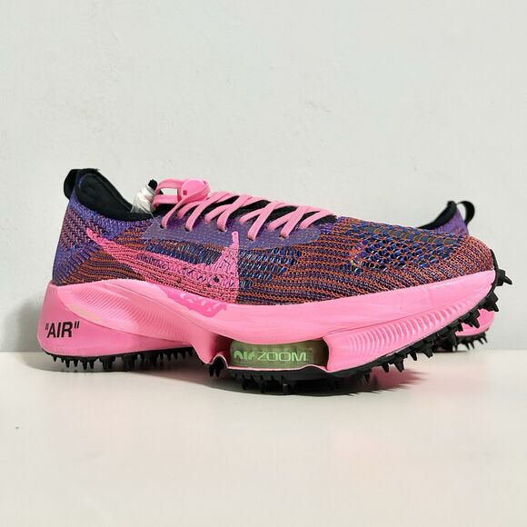 Nike x Off-White Air Zoom Tempo NEXT% “Pink Glow” Men’s Size 11.5 Running Shoes - Picture 1 of 9
